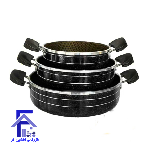 سه تابه دو دسته زنبوری پلاستیکی کیژان
