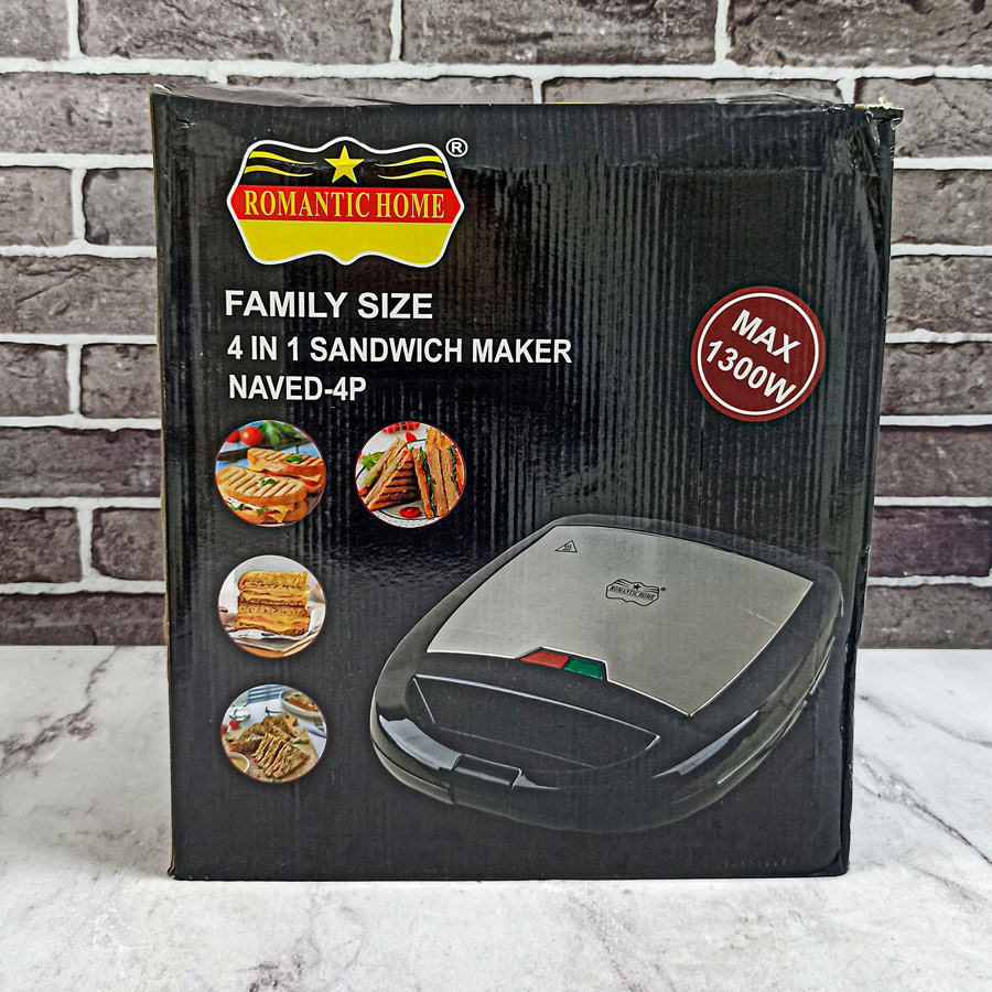 اسنک ساز 1300وات کدNAVED-4P رومانتیک هوم