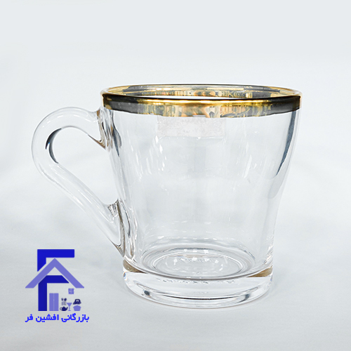 استکان کروم لب طلا کد36 BLX