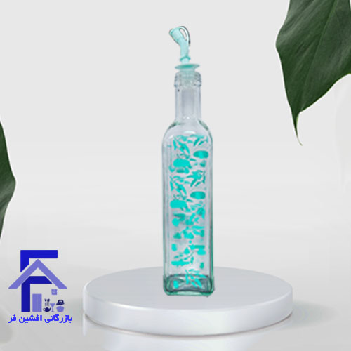 بطری روغن مایا چاپی شیشه گران