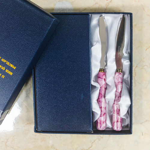 کارد میوه خوری دسته سرامیکی ماربلا 9003H***