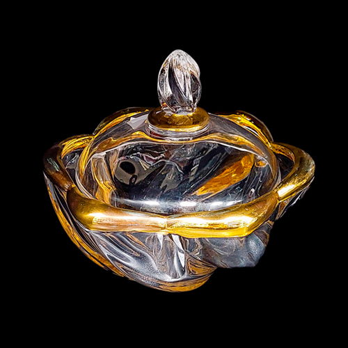 قندان تولیپ لب طلا چین