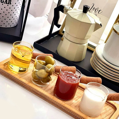 سس خوری دسته چوبی پیرکس