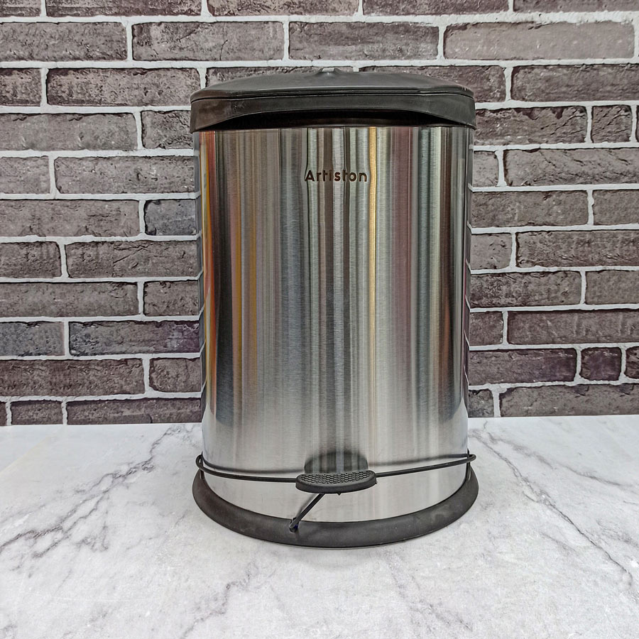 سطل زباله 20لیتر استیل کد 3020 آرتیستون