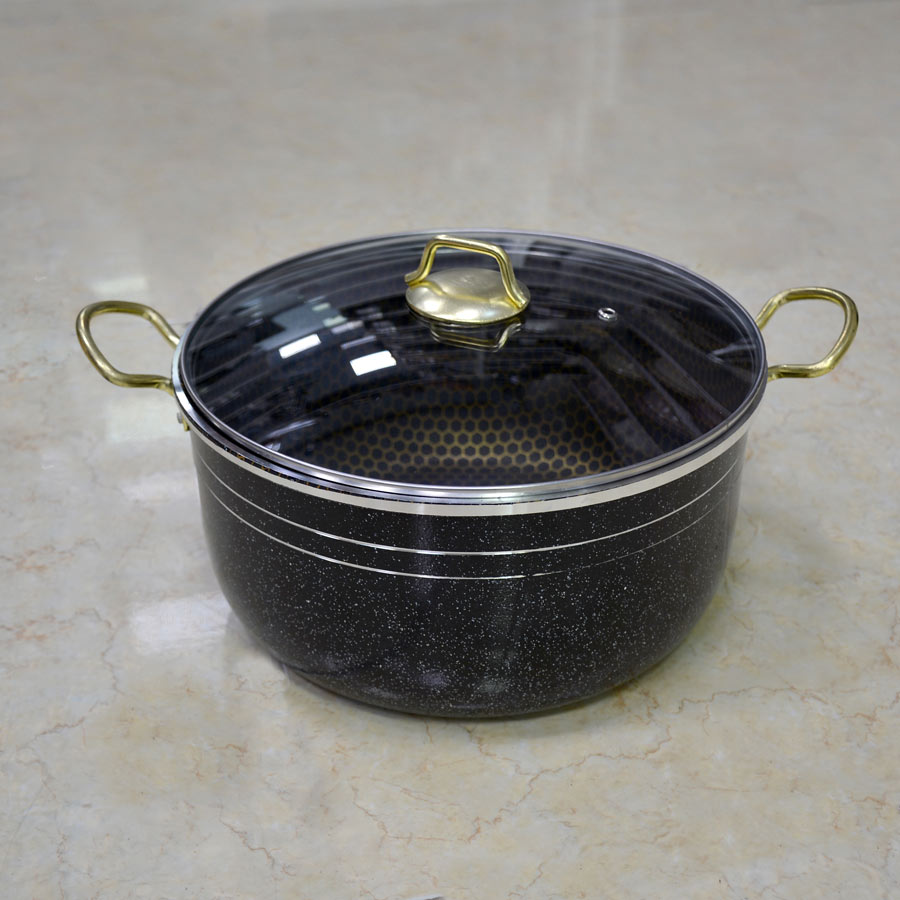 قابلمه زنبوری سایز24 دسته طلایی ضرغام