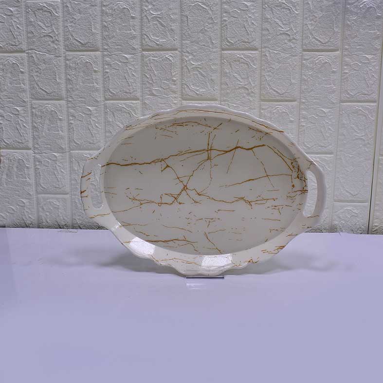 سینی ملامین ترکیه B2 متوسط طلا و نقره