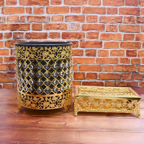 جا دستمال کاغذی نیزه ای آنتیک خاتم