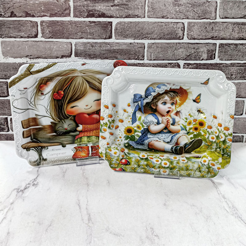 سینی ملامین طرح رخ کد502 زعفرانیه 