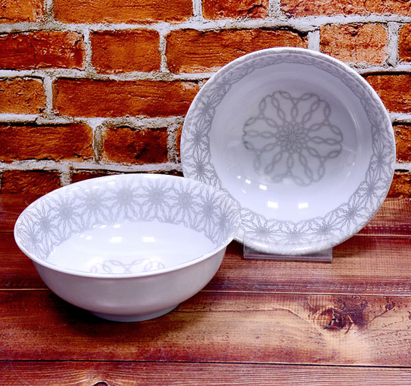 کاسه آبگوشت 2نفره کد803 ملامین نقره ای مهسان