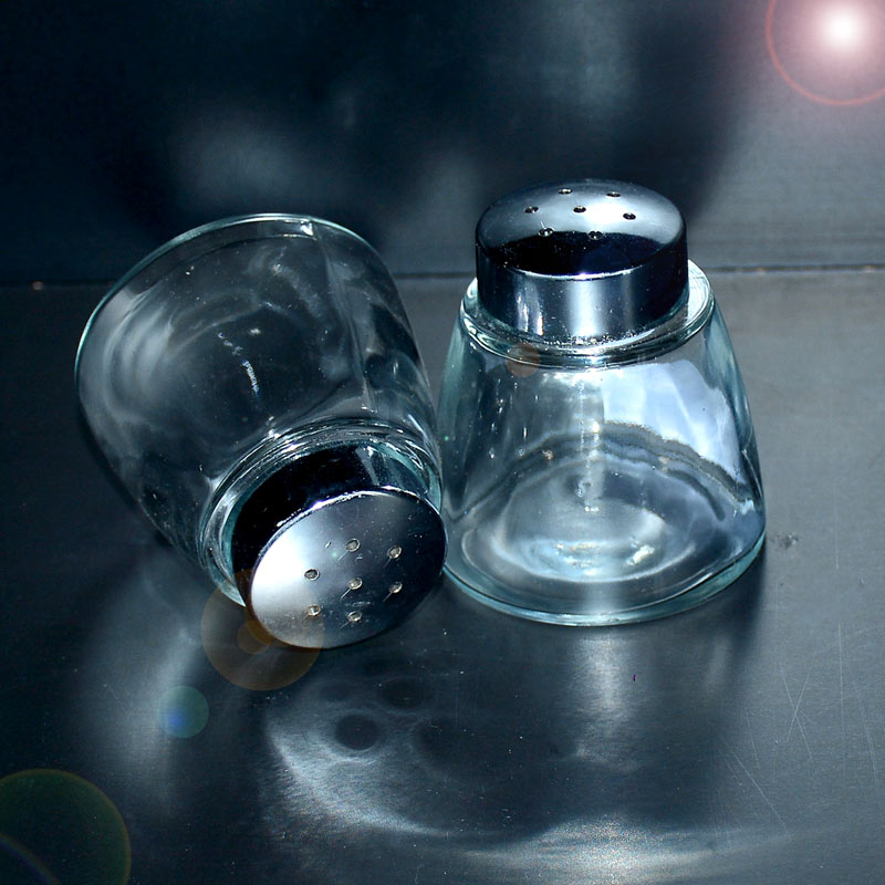 نمکپاش لنا درب کروم شیشه گران