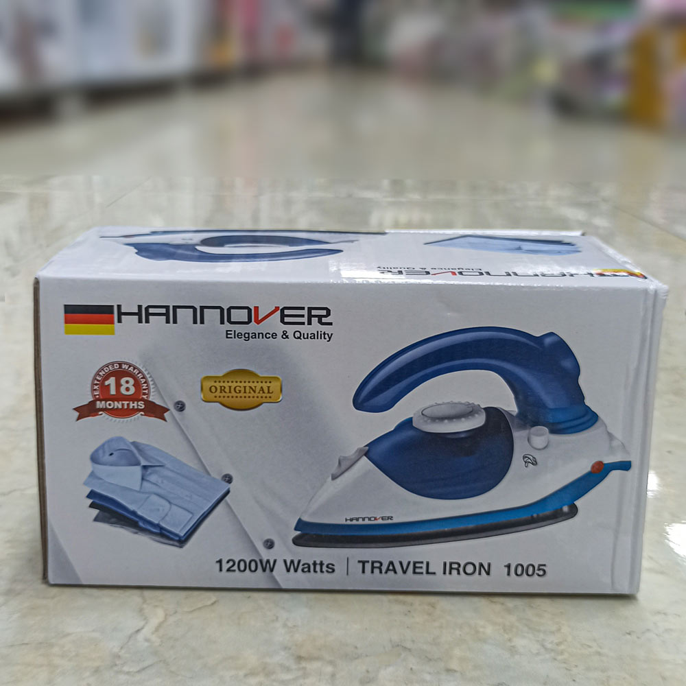 اتو مسافرتی 1200وات کد1005 هانوور 