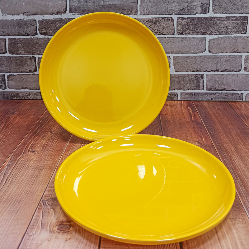 دیس کوچک گرد کد 03 ملامین زرد