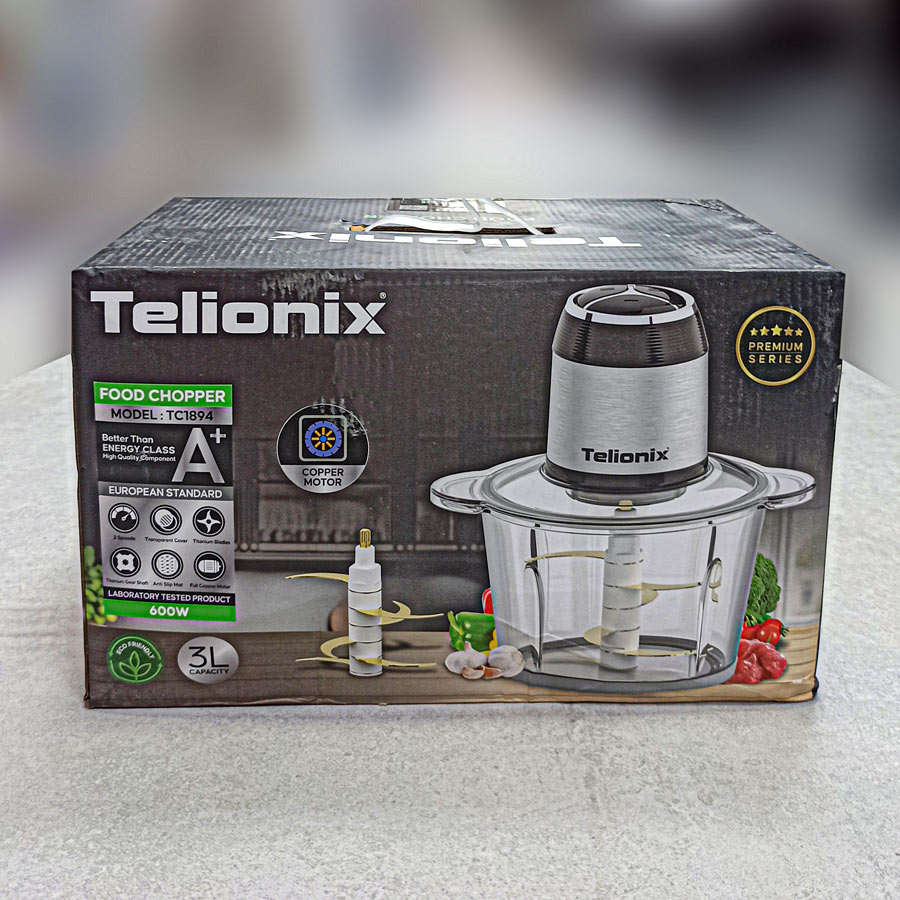 خردکن شیشه ای 6تیغه 600وات 3لیتر کد1894 تلیونیکس