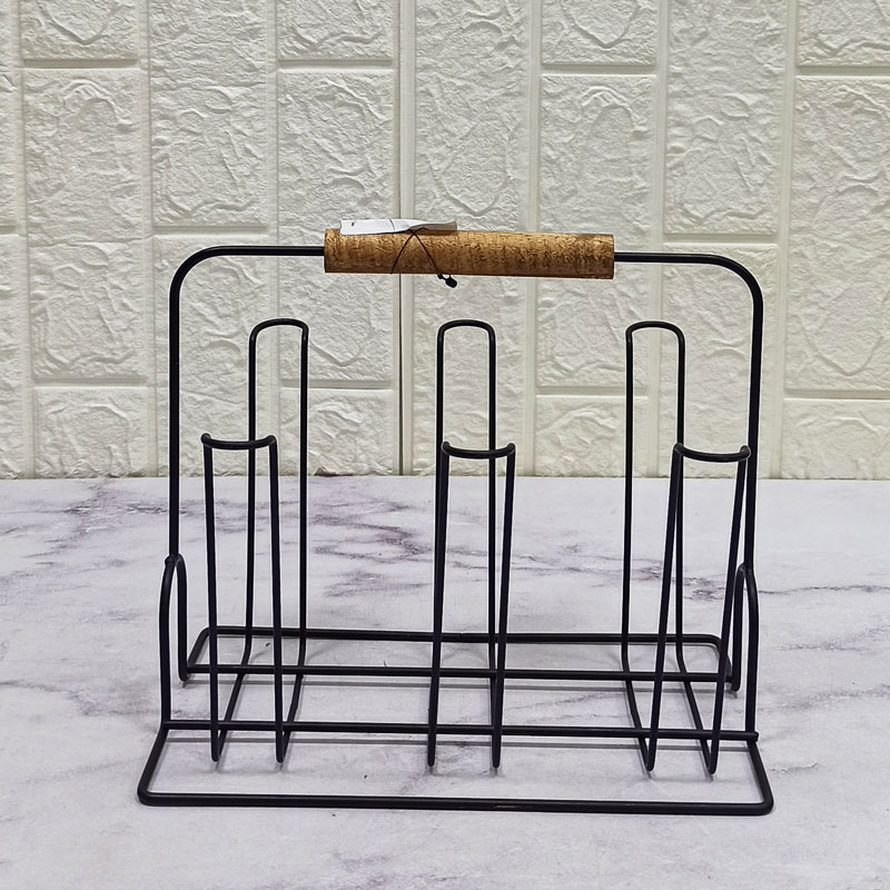 جا لیوانی رومیزی چوبی استاتیک ایده سازان S408