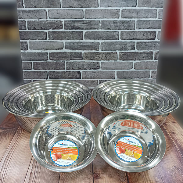 ست آبکش استیل 5تکه 22-38 یونیک پلاس