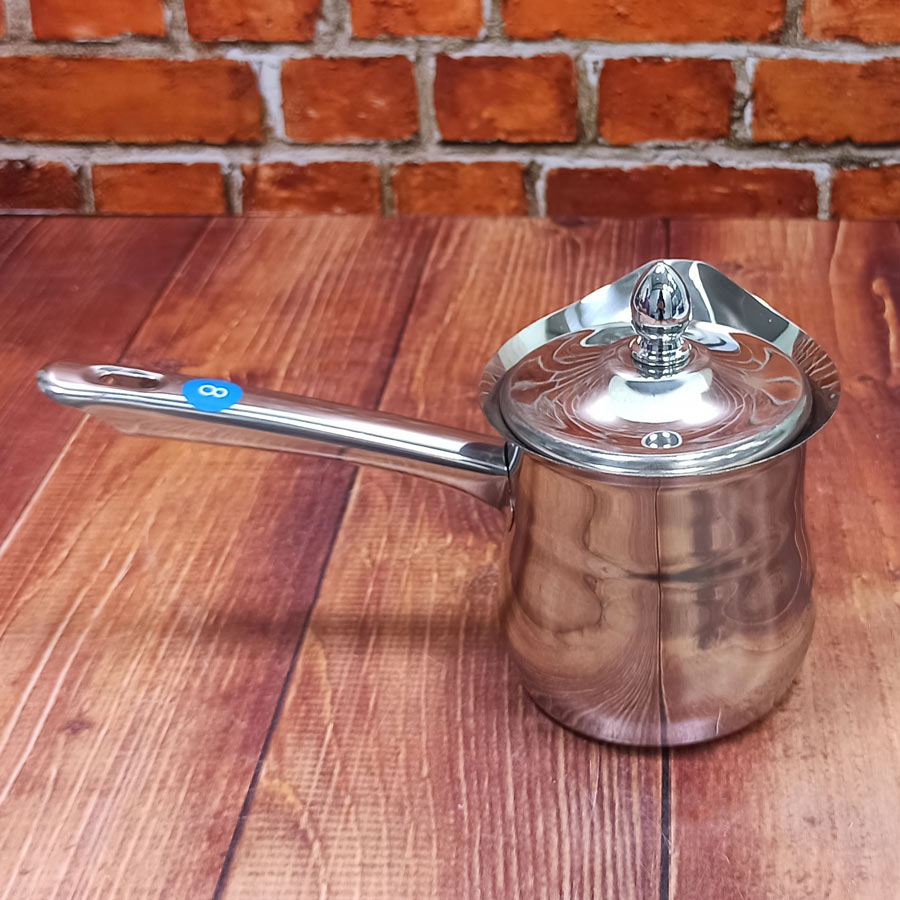 شیرجوش استیل دربدار سایز8