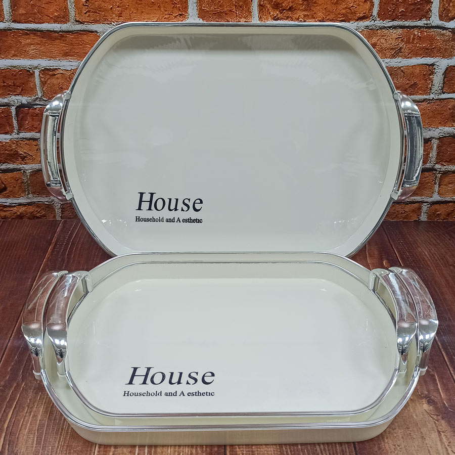 سینی پلاستیکی 3تکه بیضی 1-532 