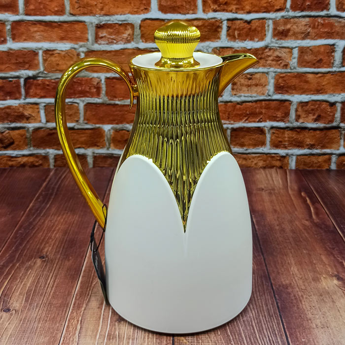 فلاکس 1لیتر سفید طلایی 16-4047 Feenik