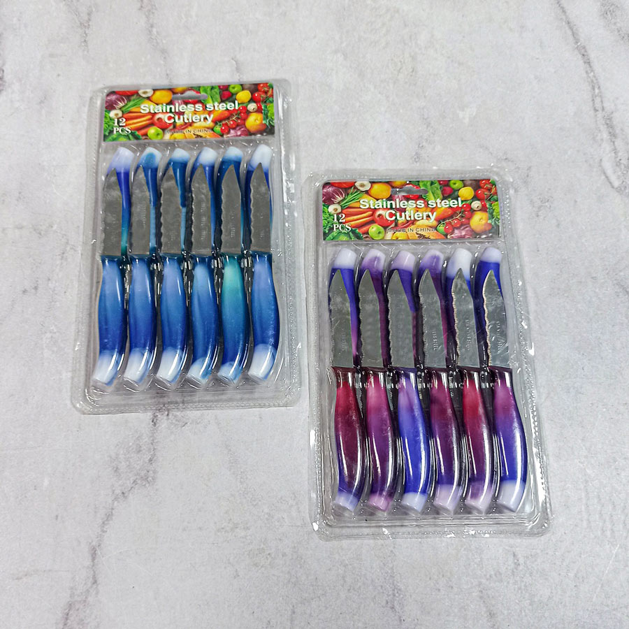 کارد میوه خوری دسته رنگی دلقی CUTLERY