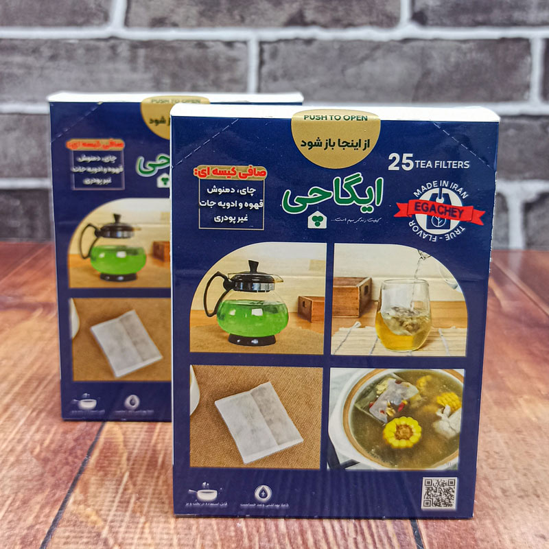 صافی کیسه ای چای و دمنوش (25عددی)