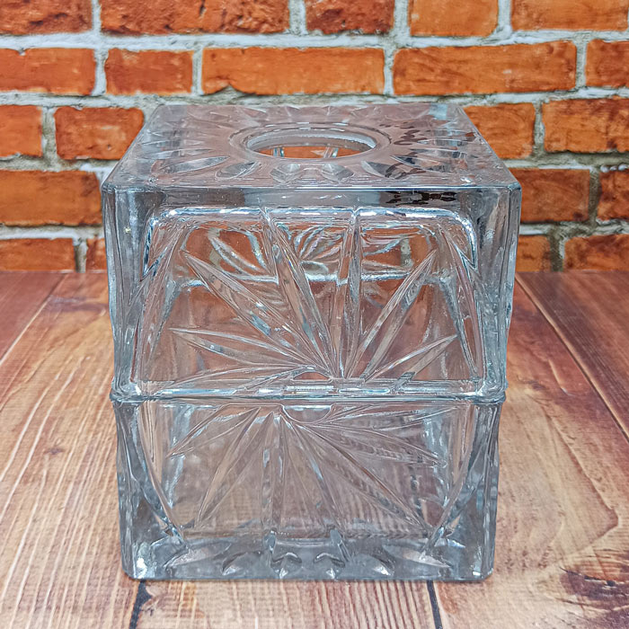 جا دستمال کاغذی 4گوش شیشه ای خورشیدی دنیز