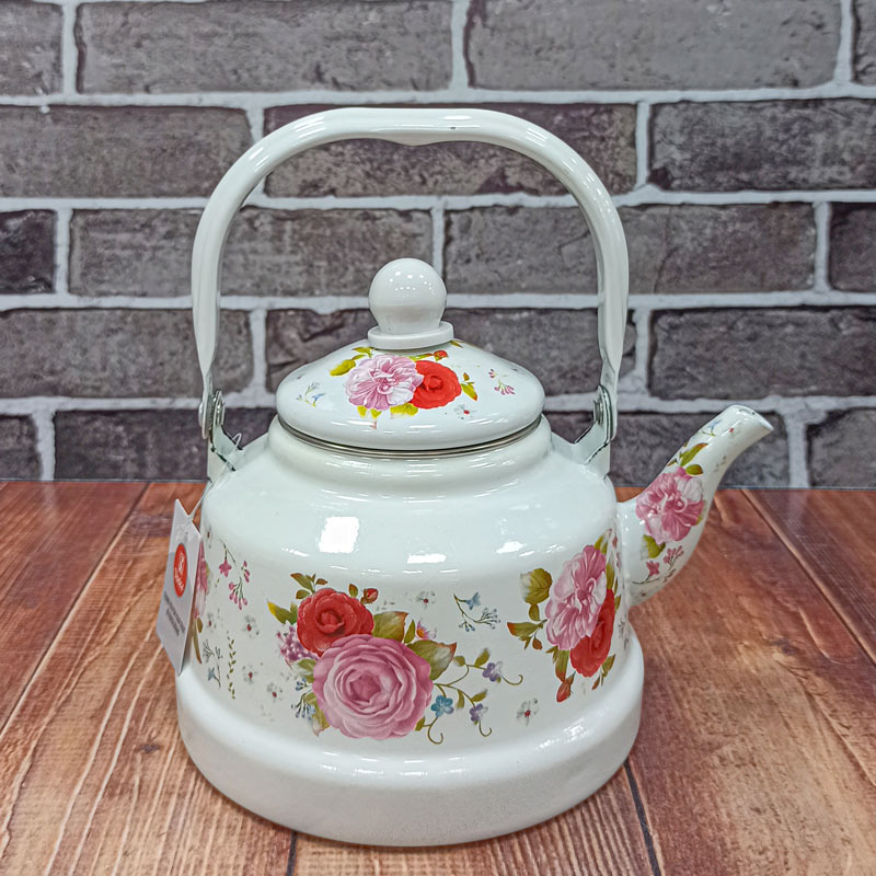 کتری لعابی گلدار 1/7لیتر کد Venice TK505