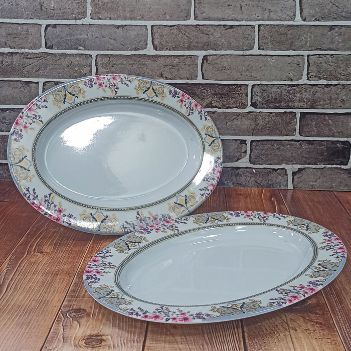 دیس بیضی بزرگ شکوفه کد236 ملامین