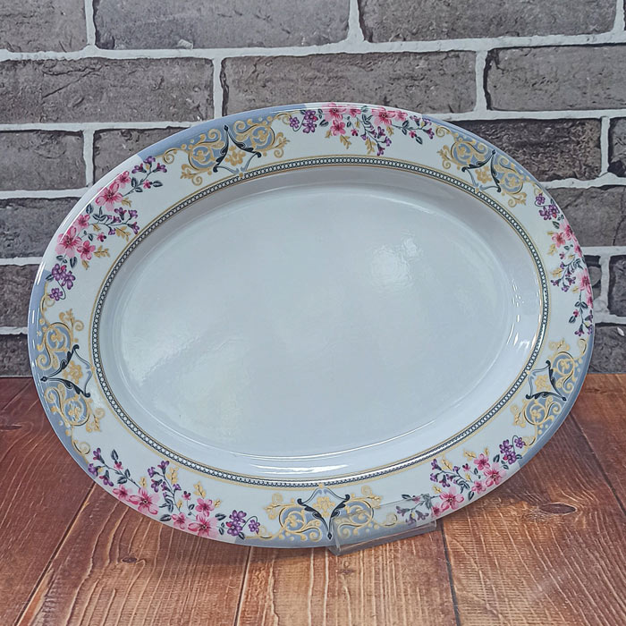 دیس بیضی متوسط شکوفه کد231 ملامین