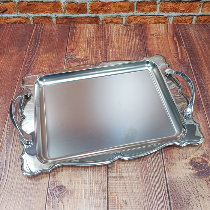 سینی استیل بتا مستطیل کوچک ساده B1P ساپر