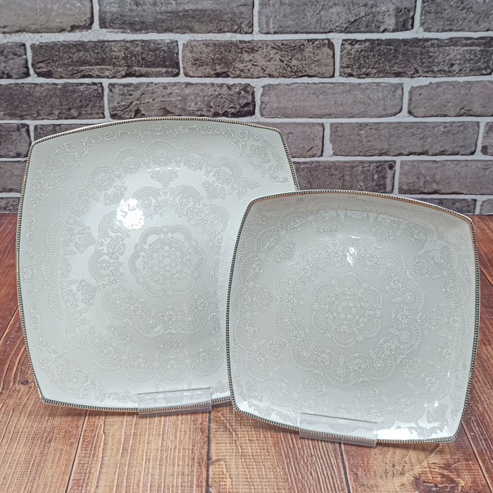 سرویس 105پارچه 3گوش گل 2071چینی پردیس