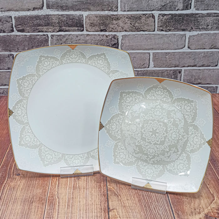 سرویس 105پارچه 3گوش گل 460Bچینی پردیس