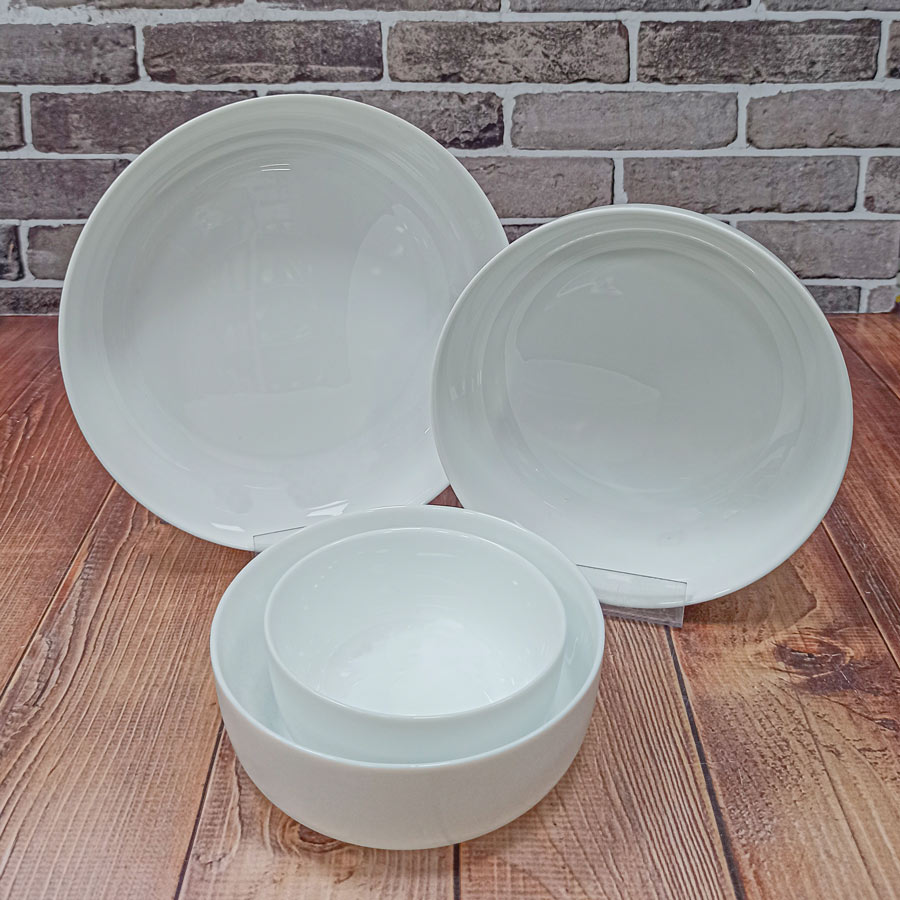 سرویس 4پارچه سفید گرد پارس اپال