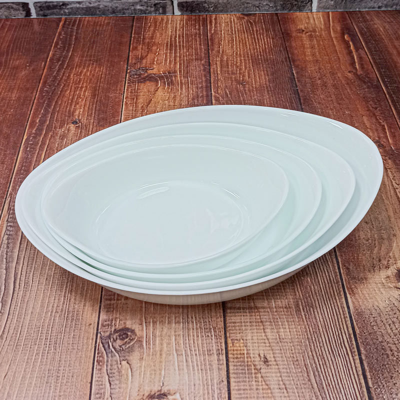 سرویس 4پارچه سفید بیضی پارس اپال