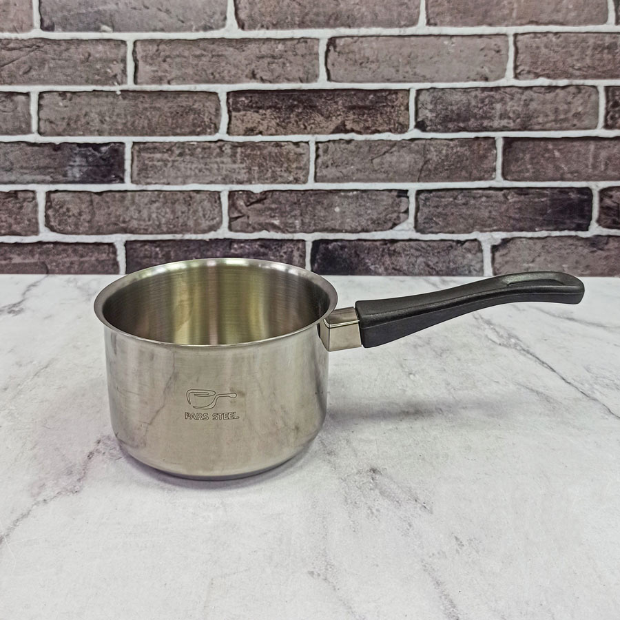 شیرجوش 1/4لیتر دسته باکالیت پارس استیل