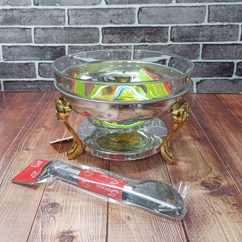 سوفله سالاد خوری حلقه نگین یراق طلایی 13788 لیماک