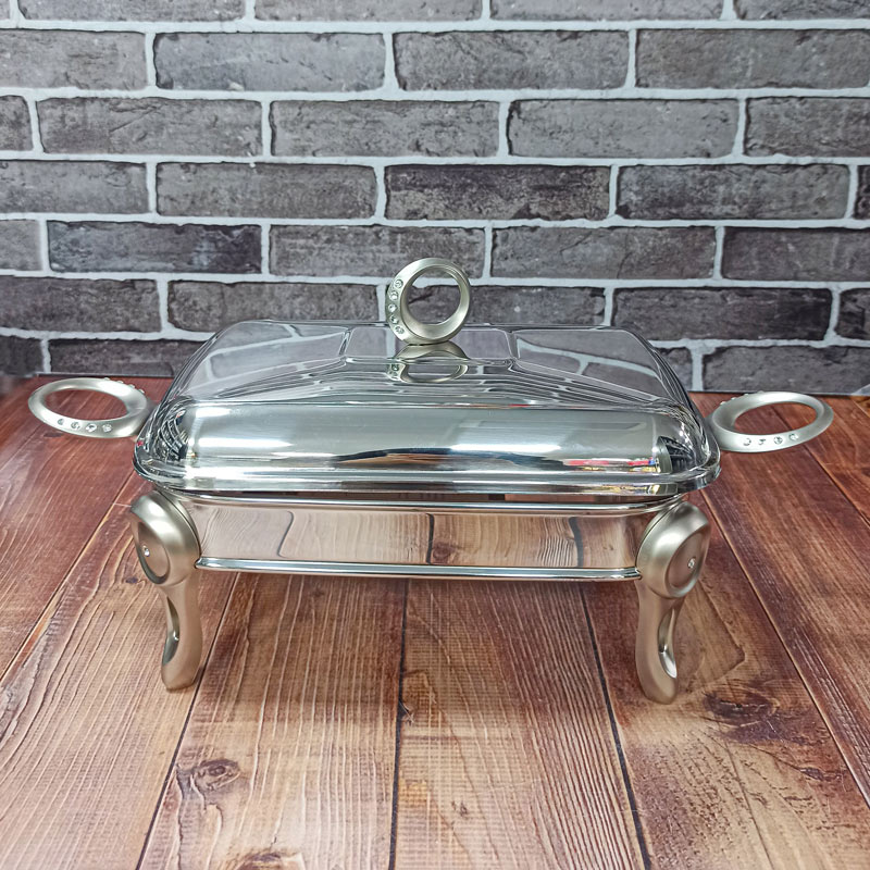 سوفله مستطیل کوچک حلقه نگین یراق نقره ای 13388 لیماک