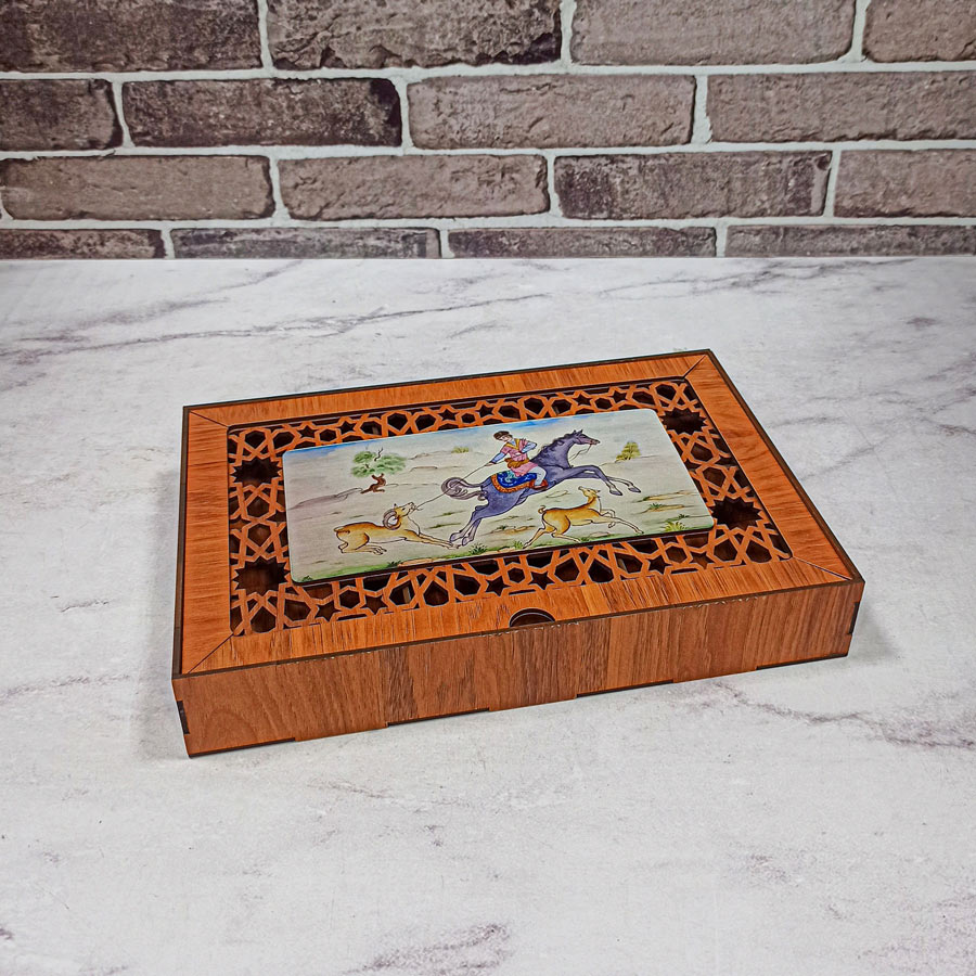 تی بگ شاهنامه ای نقش دار چوبی تمدن