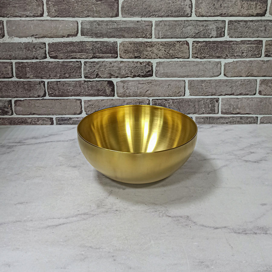 کاسه 25 سانتی طلایی