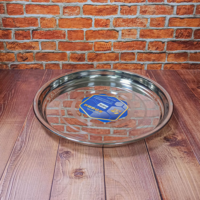 سینی استیل سایز40 ضخیم طرحدار Jiatejia