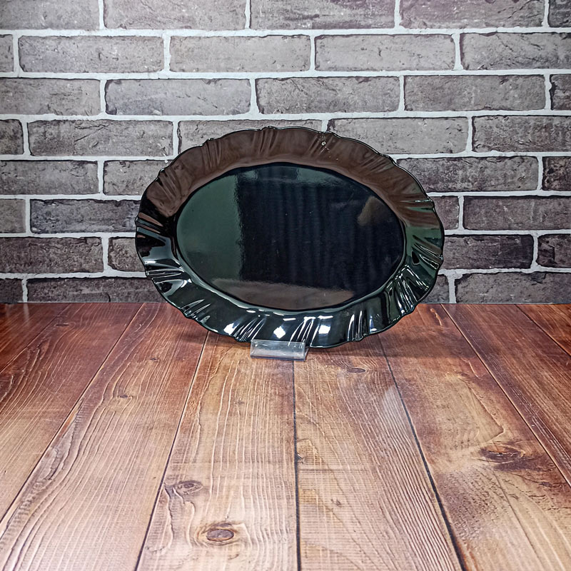 دیس بزرگ برجسته سلنا مشکی کد136 ملامین