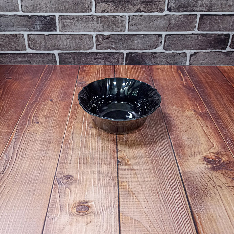 کاسه آبگوشت برجسته سلنا مشکی کد103 ملامین