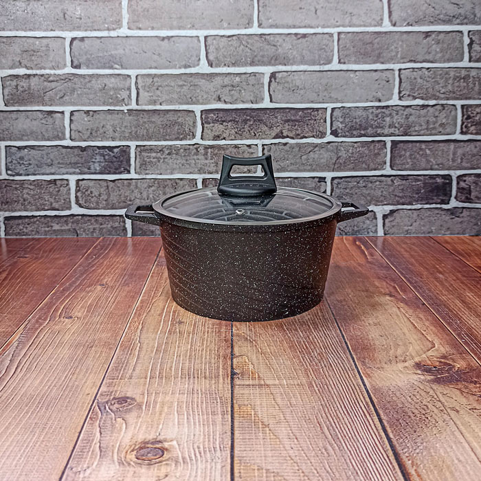 قابلمه سایز20 مشکی درب پیرکس Hudson