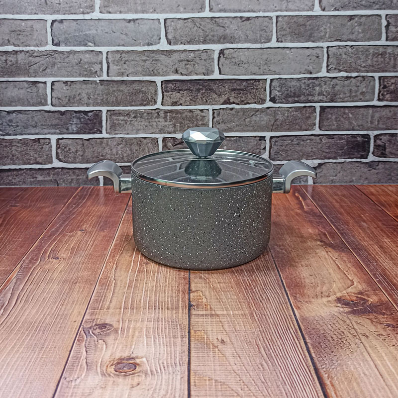 قابلمه سایز18 درب پیرکس طوسی VIP