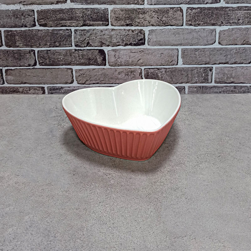 کاسه قلب بزرگ سرامیکی رنگی گوزل LB2021