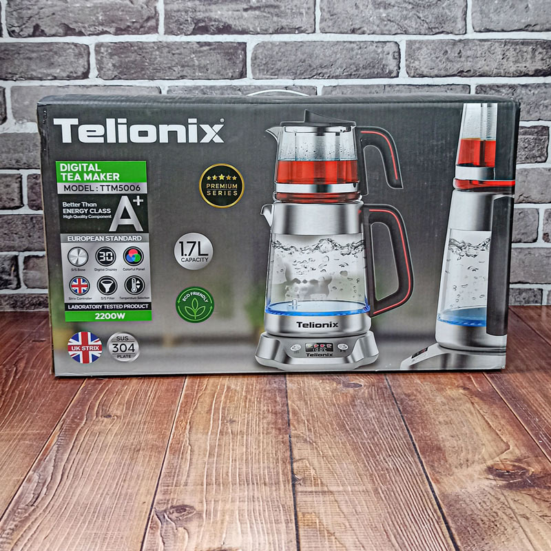 چای ساز روهمی 1/7لیتر 2200وات کد5006 تلیونیکس