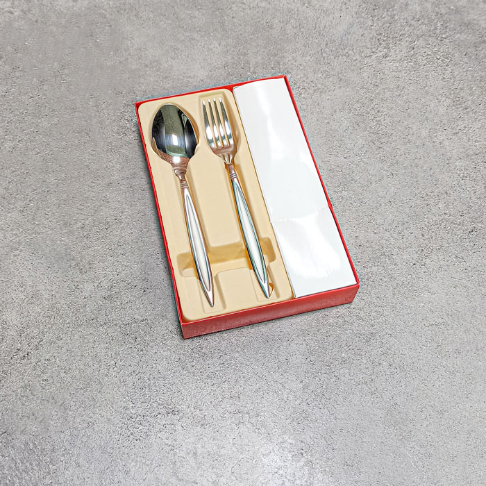 قاشق و چنگال غذاخوری جعبه ای کد1068 یورولند 