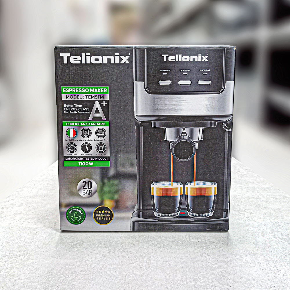 اسپرسوساز 20بار 1100وات کد 5114 تلیونیکس