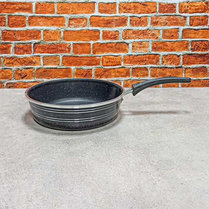 تابه تک دسته پلاستیکی سایز24 ضرغام 