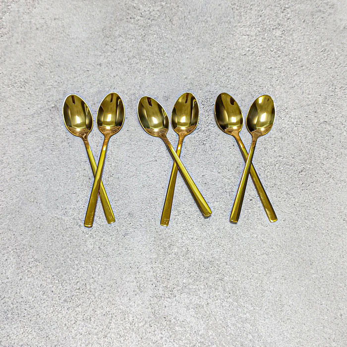  قاشق مربا خوری  طرح شیکاگو یورولند طلایی 13-2361 