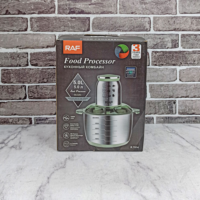 خرد کن بدنه فلزی 1000وات 5 لیتر کد 7014 راف 